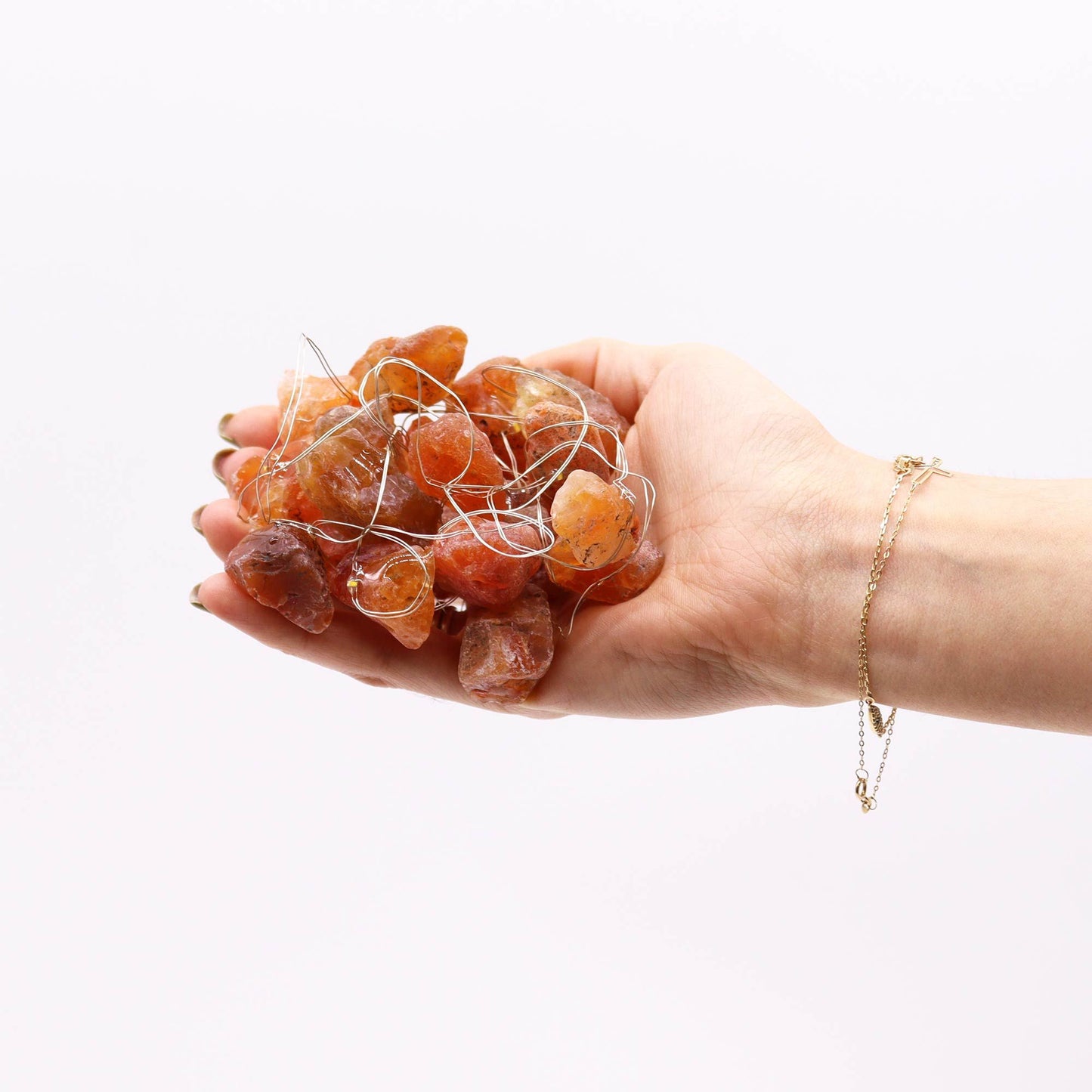 Gemstone Enchantment String Lights - Orange Jade