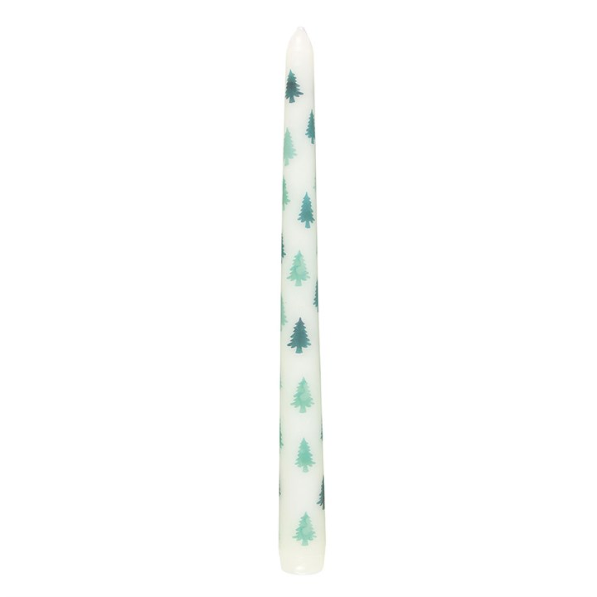 Green Fir Tree Candle Holder with Taper Candle