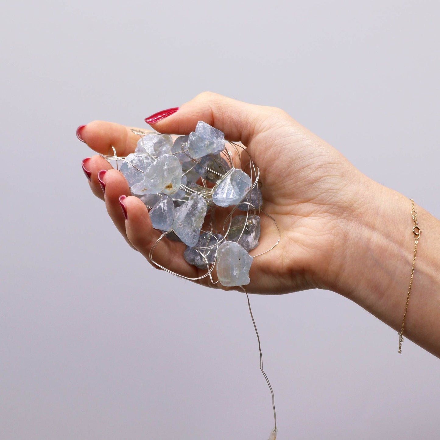 Gemstone Enchantment String Lights - Celestite
