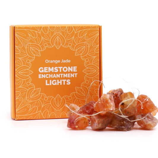 Gemstone Enchantment String Lights - Orange Jade