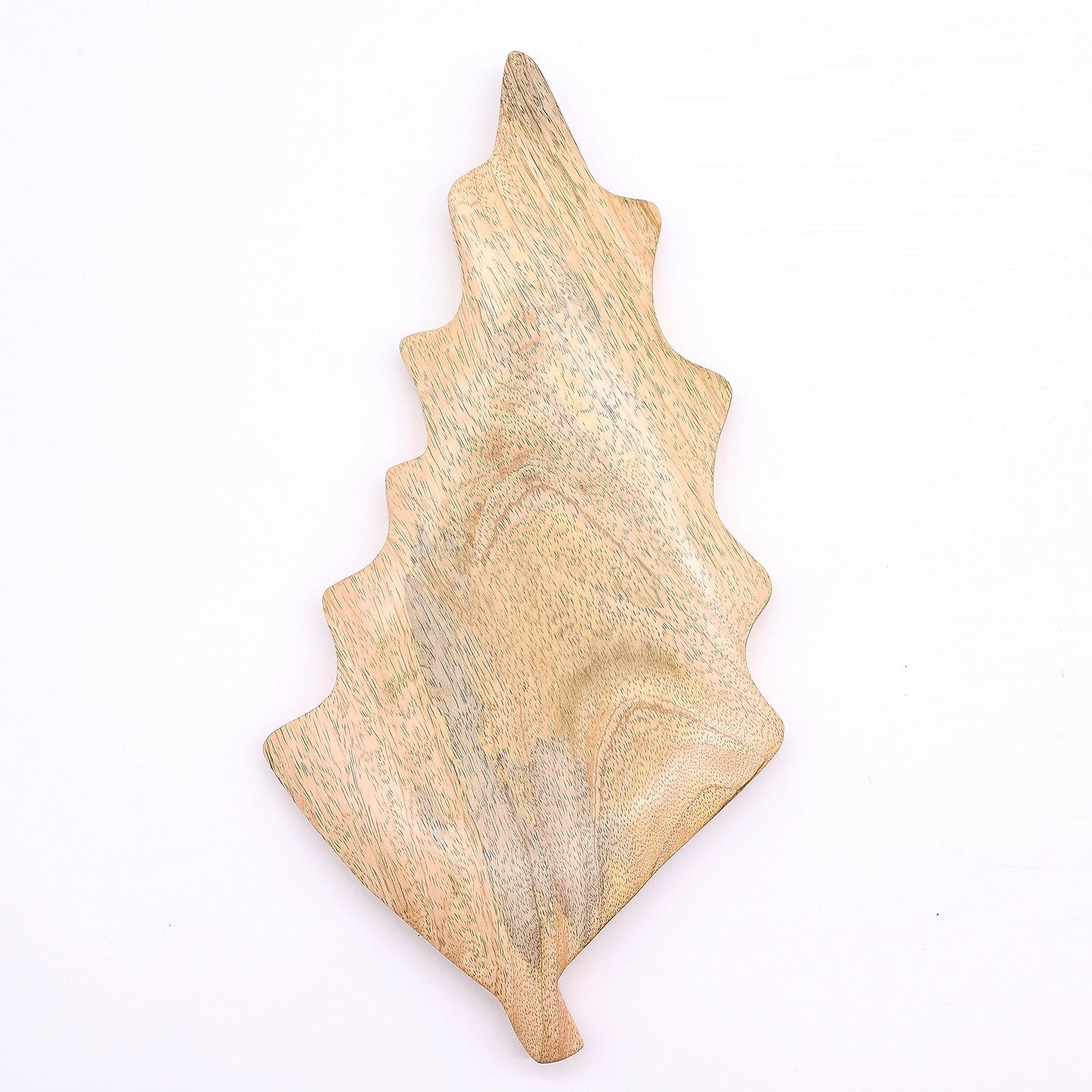 Lost in the Forest -  Enamel Leaf Wooden Bowl - 33x17cm