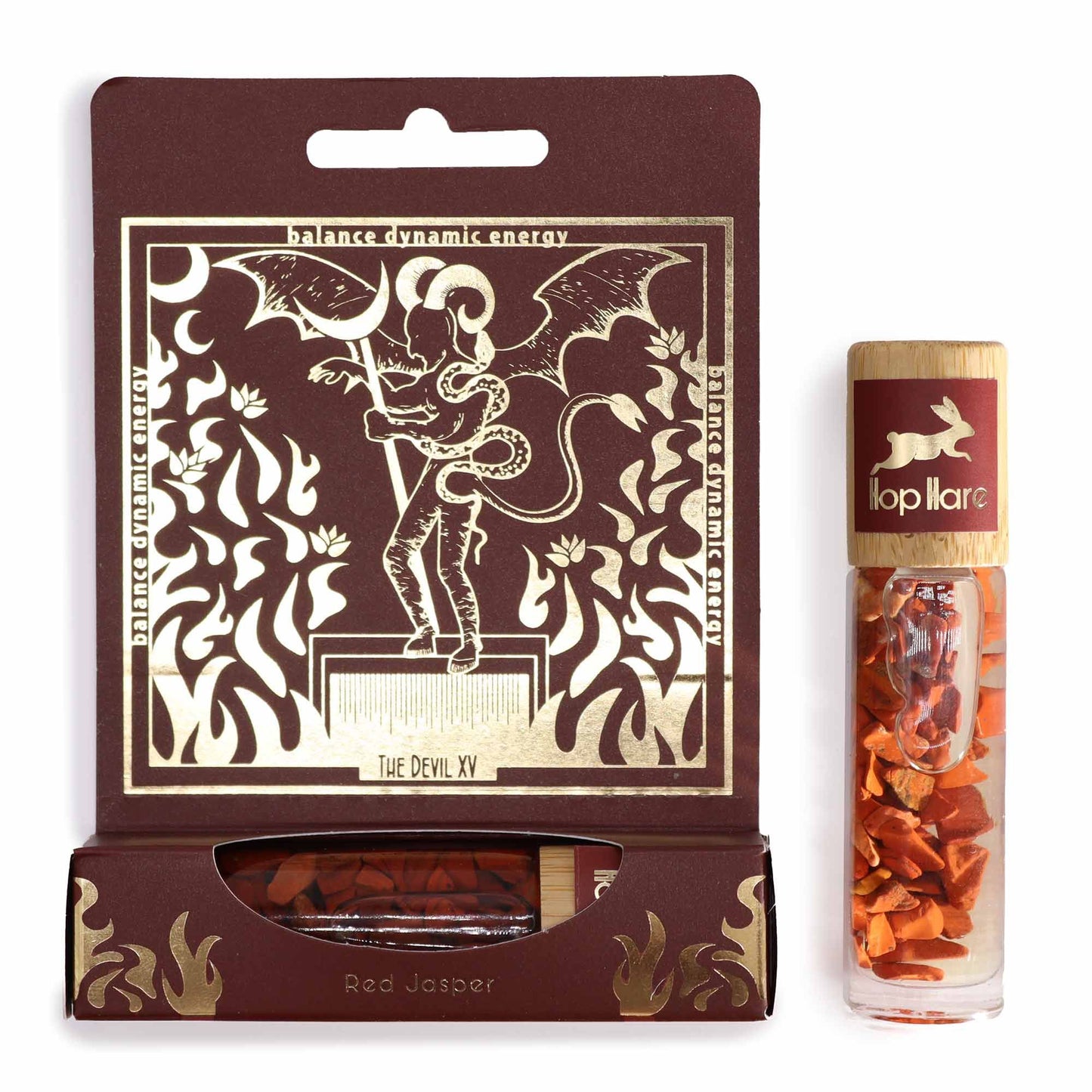 Hop Hare Essential Oil Tarot Roll On - The Devil