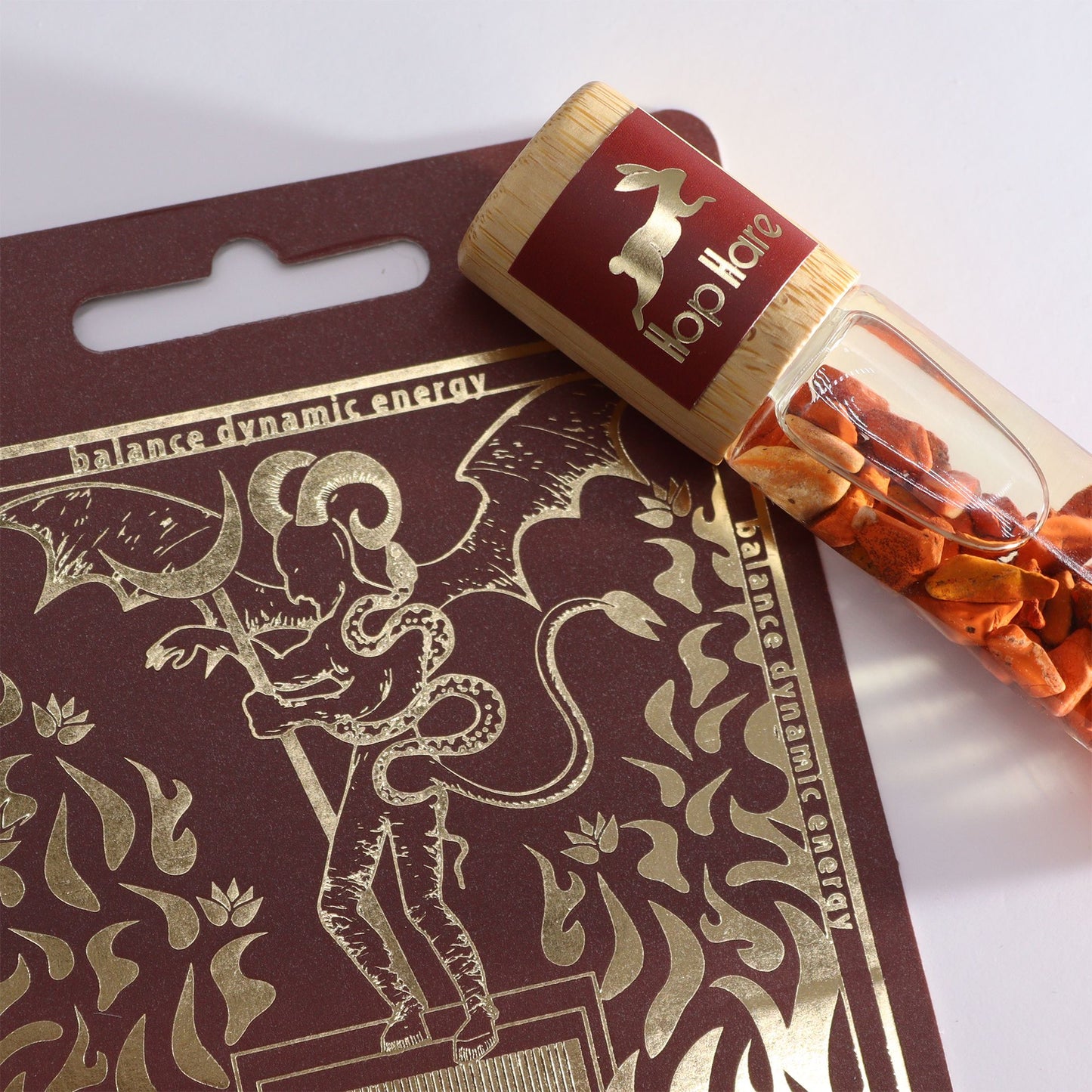 Hop Hare Essential Oil Tarot Roll On - The Devil