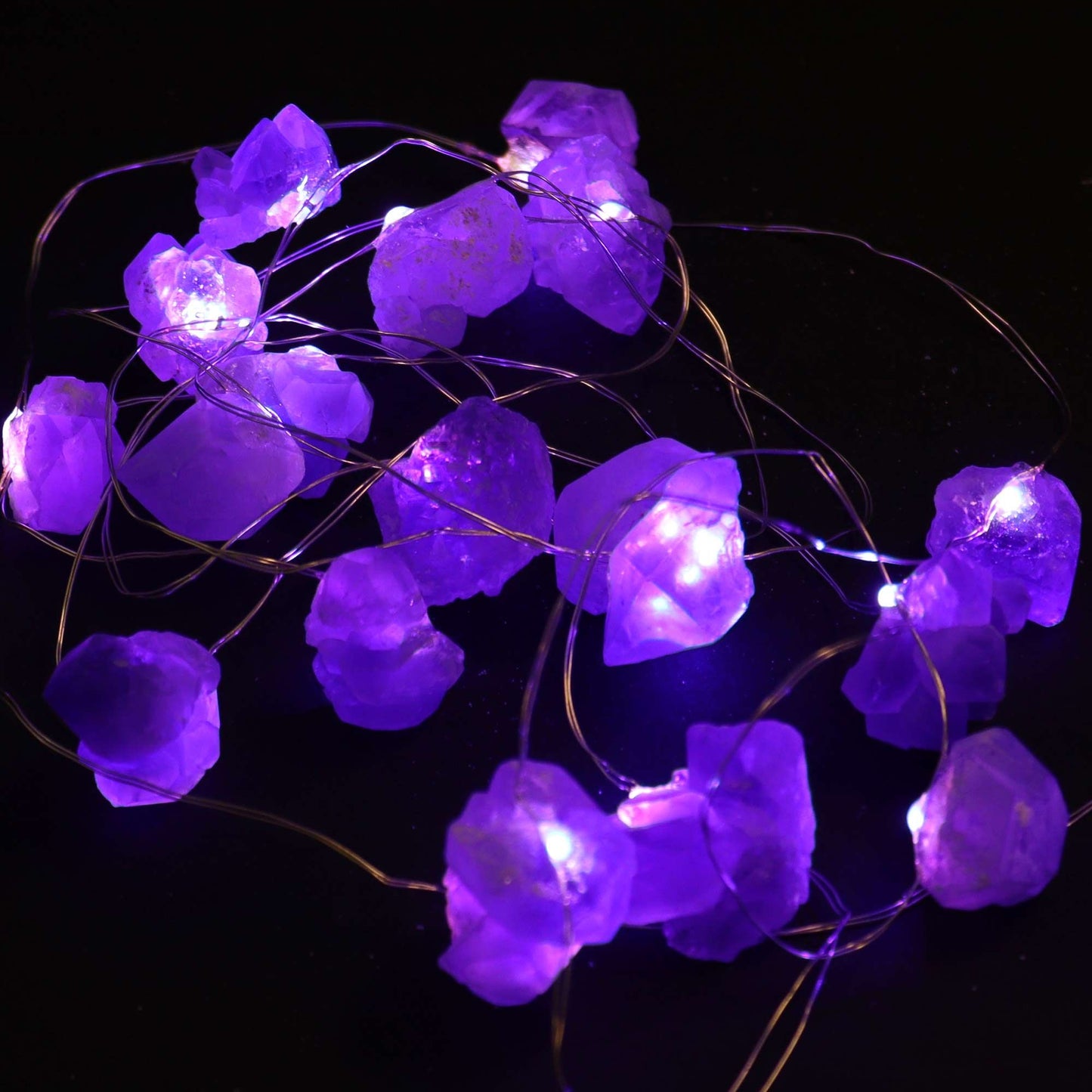 Gemstone Enchantment String Lights - Amethyst