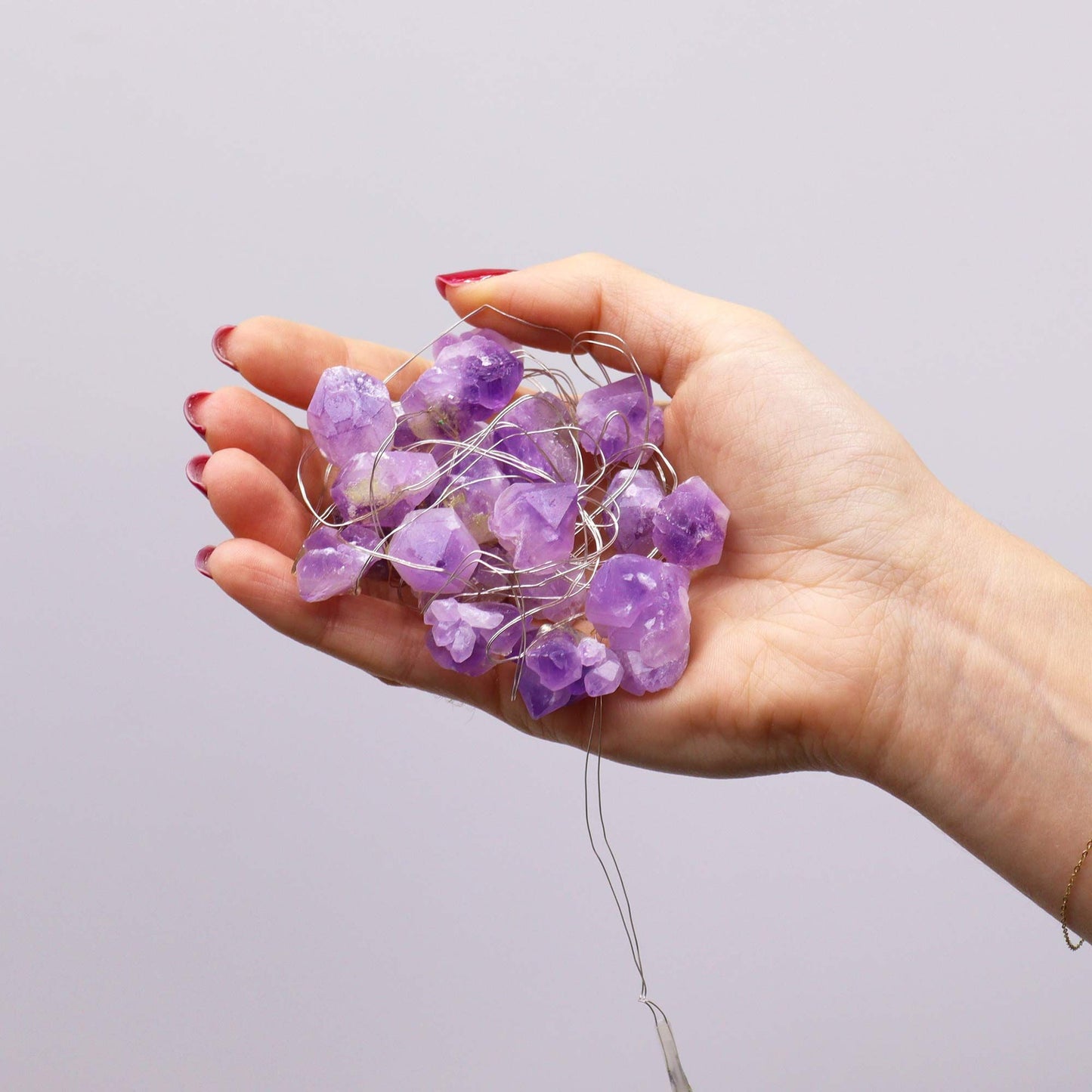Gemstone Enchantment String Lights - Amethyst