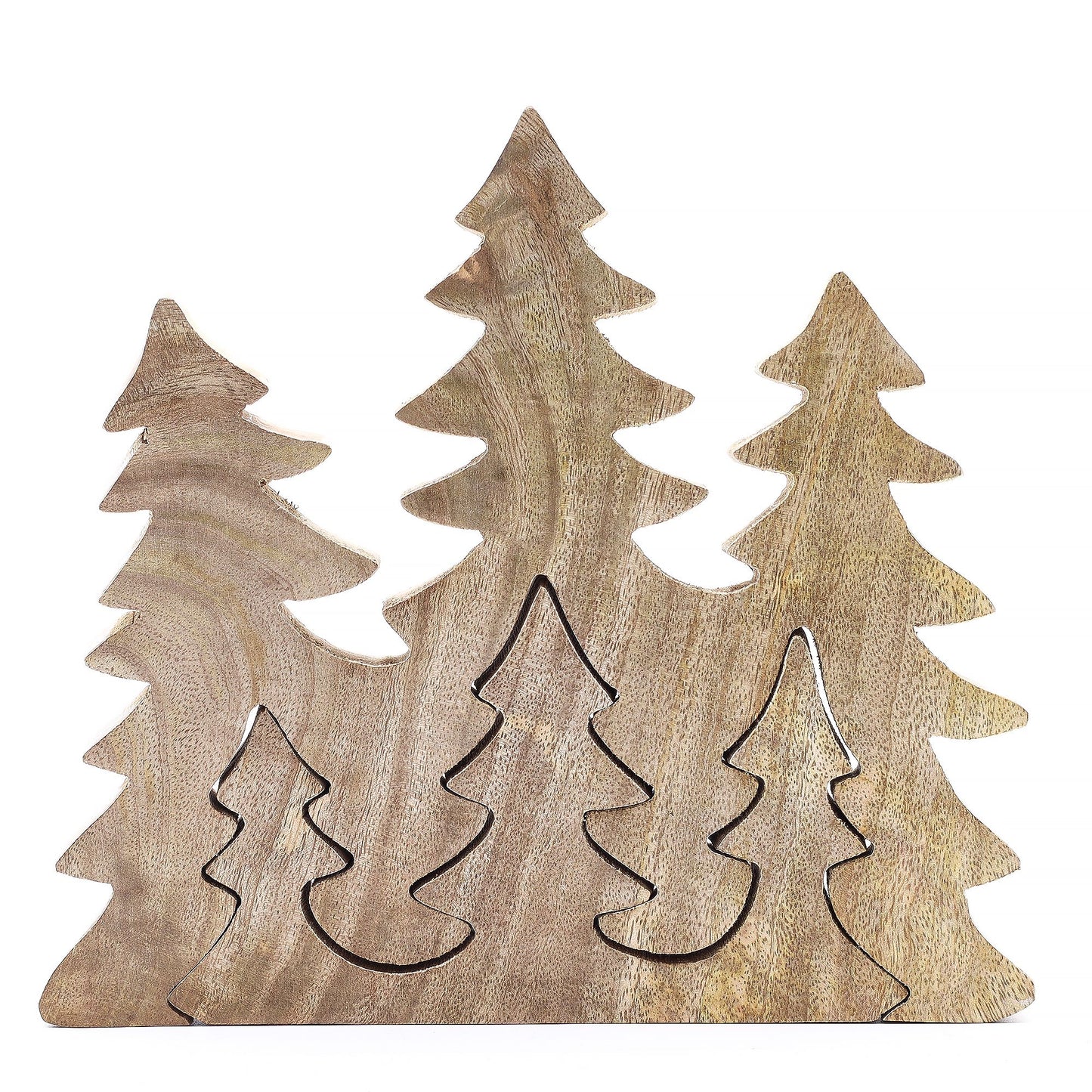 Lost in the Forest - Three Trees 3D Wooden Decoration - 20x23cm