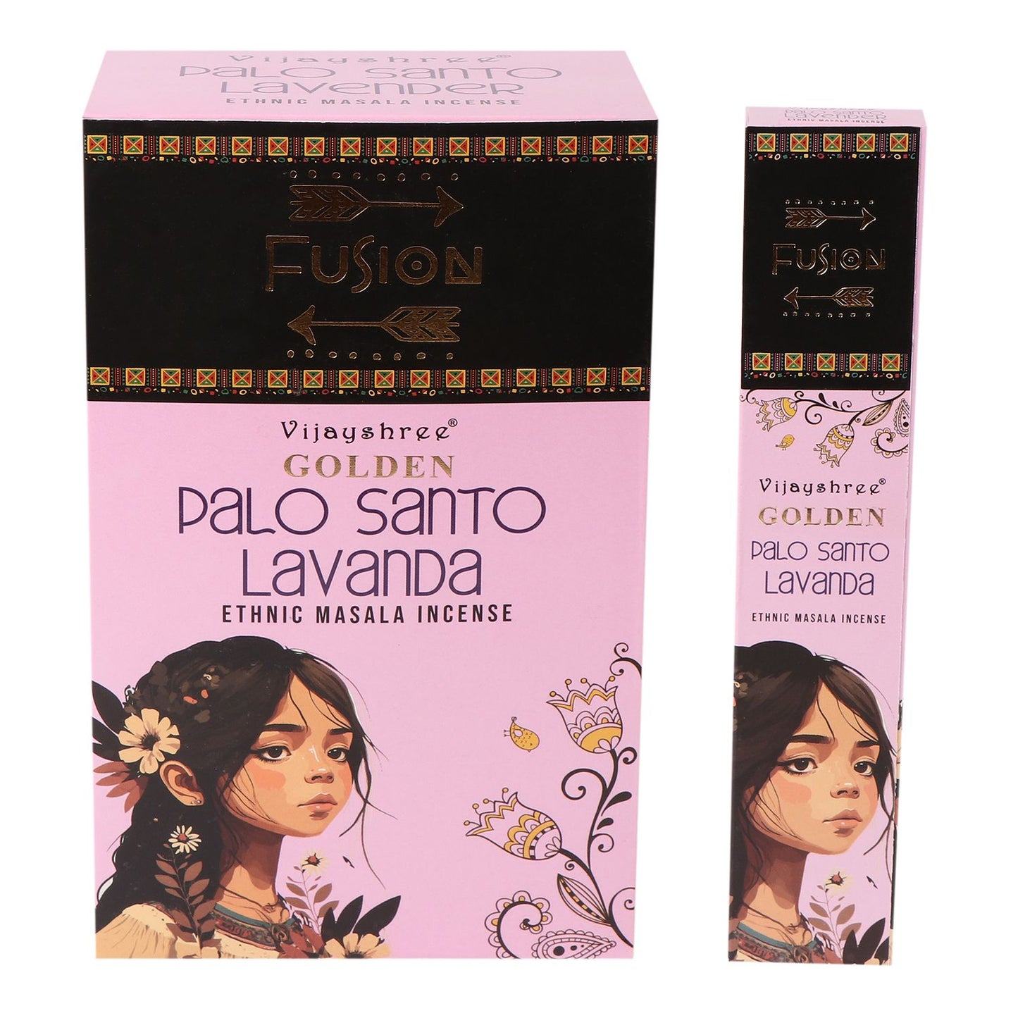 Golden Palo Santo and Lavender Incense Sticks 15g