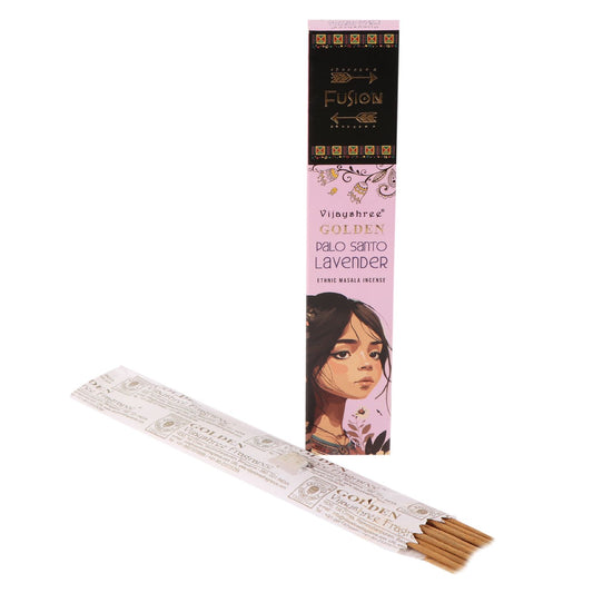 Golden Palo Santo and Lavender Incense Sticks 15g