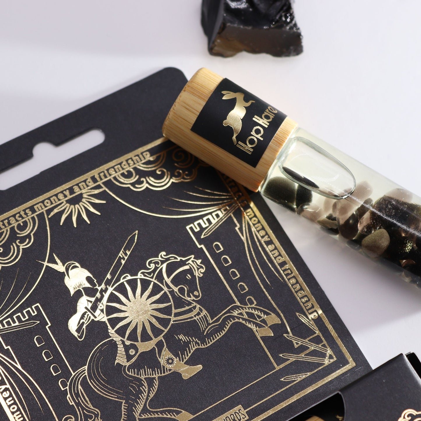 Hop Hare Essential Oil Tarot Roll On - The Knight